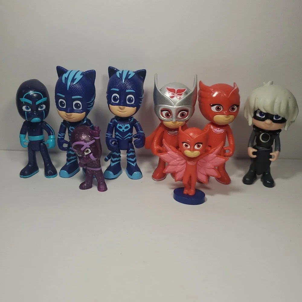 PJ Masks Action Figure Lot of 8 Assorted Characters